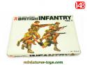 La boite de soldats anglais n°1 en figurine par Bandai au 1/48e