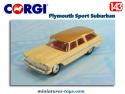 La Plymouth Sport Suburban miniature par Corgi Toys au 1/43e