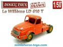 Le tracteur Willème fardier en miniature par Dinky Toys au 1/50e