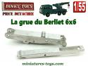 La grue du camion militaire Berliet 6x6 TBU miniature de Dinky Toys au 1/55e