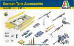 Un ensemble d'accessoires pour chars allemands en kits par Italeri au 1/35e
