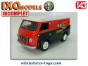 Le fourgon 2 Alfa Romeo Abarth en miniature Ixo Models au 1/43e incomplet