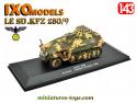 Le semi chenillé SdKfz 250/9 allemand en miniature Ixo Models au 1/43e