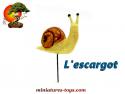 L'Escargot du jardin japonais miniature vintage