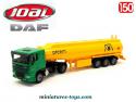 Le Daf 95 XF et sa semi remorque citerne Preem en miniature par Joal au 1/50e