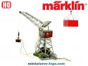 La grue ferroviaire télécommandée en miniature de Marklin au H0 HO 