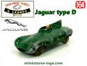 La Jaguar type D verte en miniature par Matchbox by Lesney au 1/64e
