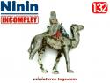 La figurine en métal du méhariste français par Ninin au 1/32e incomplet