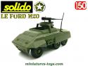 Le Combat car Ford M20 série 200 en miniature militaire Solido au 1/50e repeint