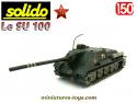 Le char russe SU 100 L/54 D10 S miniature de Solido au 1/50e incomplet