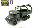 Le camion militaire Berliet GBC 8 Kt lot 7 de Solido au 1/50e avec traces de colle