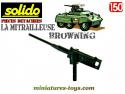 La mitrailleuse Solido type US Browning en miniature au 1/50e