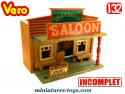 Le Saloon des cow boys miniature en bois par Vero au 1/32e incomplet