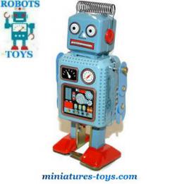 Un joli petit robot jouet de style ancien Tin Toys vintage en métal