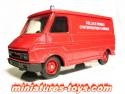 Le Citroën C35 Interventions chimiques en miniature pompiers Solido au 1/50e