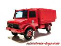 Le 4x4 Mercedes Unimog feux de forêts pompiers en miniature Solido au 1/50e