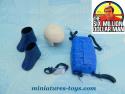 Les accessoires parachutiste de la figurine articulée Steve Austin Action Joe kenner