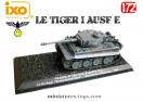 Le char allemand Tigre I Ausf E gris en miniature par Ixo Models au 1/72e