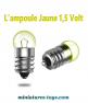 Une ampoule Jaune éclairage de phare ou gyrophare de toit pour miniatures