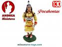 La figurine indienne de Pocahontas par Andrea au 1/32e