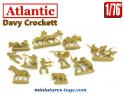 La vie de Davy Crockett en figurines Atlantic au 1/76e