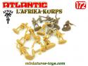 Les soldats allemands de l'Afrika-Korps en figurines Atlantic au 1/72e