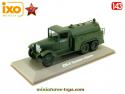 Le camion russe ZIS-6 citerne en miniature militaire par Ixo Models au 1/43e