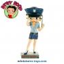 La figurine résine de Betty Boop en agent de police américain