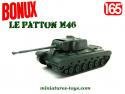 Le char Patton M46 miniature en plastique de Dermatt pour Bonux au 1/65e