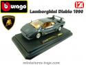 La Lamborghini Diablo grise en voiture miniature par Burago au 1/24e