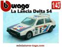La Lancia Delta S4 rallye en miniature de Burago au 1/43e