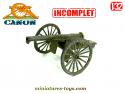 Un canon en miniature de CL France incomplet et a réparer au 1/32e