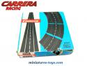 Une boite de 4 tronçons de pistes courbes pour circuits de courses Carrera