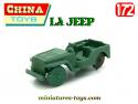 La Jeep Willys militaire en miniature jouet au 1/72e