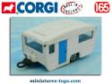 La caravane blanche en miniature Corgi Junior 3 inches au 1/65e 