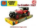 La Bentley 1927 Le Mans Winner rouge en miniature Corgi Classics au 1/43e
