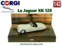 La Jaguar XK 120 open top en miniature de Corgi Toys England au 1/43e