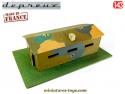 Le bâtiment militaire en miniature jouet années 1960 par Depreux repeint