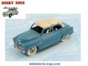 La Simca Aronde P60 berline bleue miniature de Dinky Toys au 1/43e