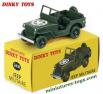 La Jeep Willys militaire en miniature au 1/38e de Dinky Toys rééditée par Atlas