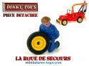 La roue de secours de la Jeep dépanneuse miniature Dinky Toys au 1/43e
