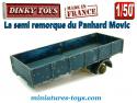La semi remorque SNCF en miniature de Dinky Toys au 1/50e incomplète