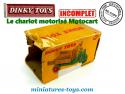 La boite du Motocart miniature de Dinky Toys England au 1/43e