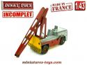 La grue Salev miniature de Dinky Toys au 1/43e incomplète