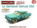 La Chevrolet Corvair bleue en miniature de Dinky Toys France au 1/43e