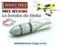 La bombe métal du Junkers JU87 Stuka miniature de Dinky Toys England
