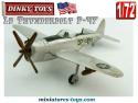 Le chasseur Thunderbolt P47 miniature par Dinky Toys england au 1/72e