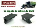 La capote de cabine du GMC CCKW 353 6x6 de Dinky Toys France au 1/43e