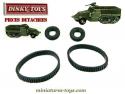 Le kit de pneus et chenilles pour le Half Track miniature de Dinky Toys France