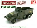 Un Half-track US M3 français en miniature par Dinky Toys au 1/50e
